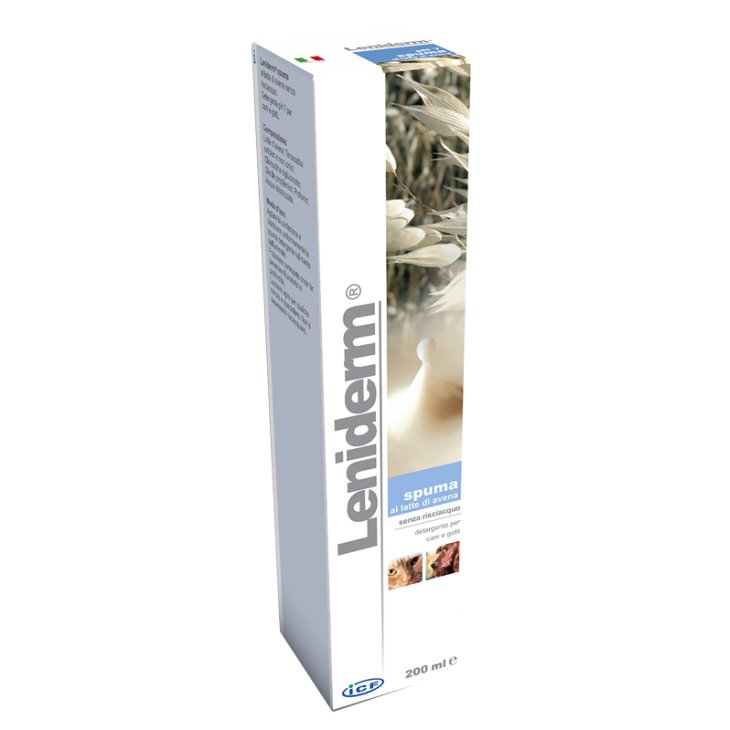 LENIDERM-SPUMA DETERG.200ML VET