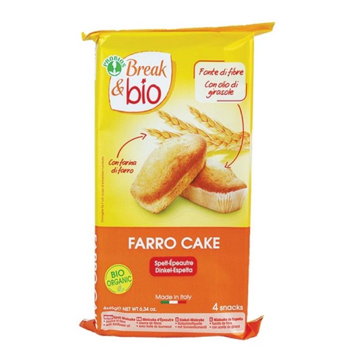 B&B FARRO CAKE NATURALE 4P 45G