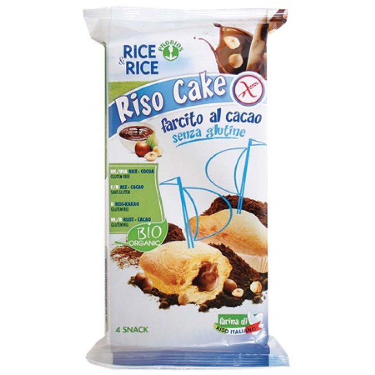 R&R RISO CAKE CACAO 4X45G