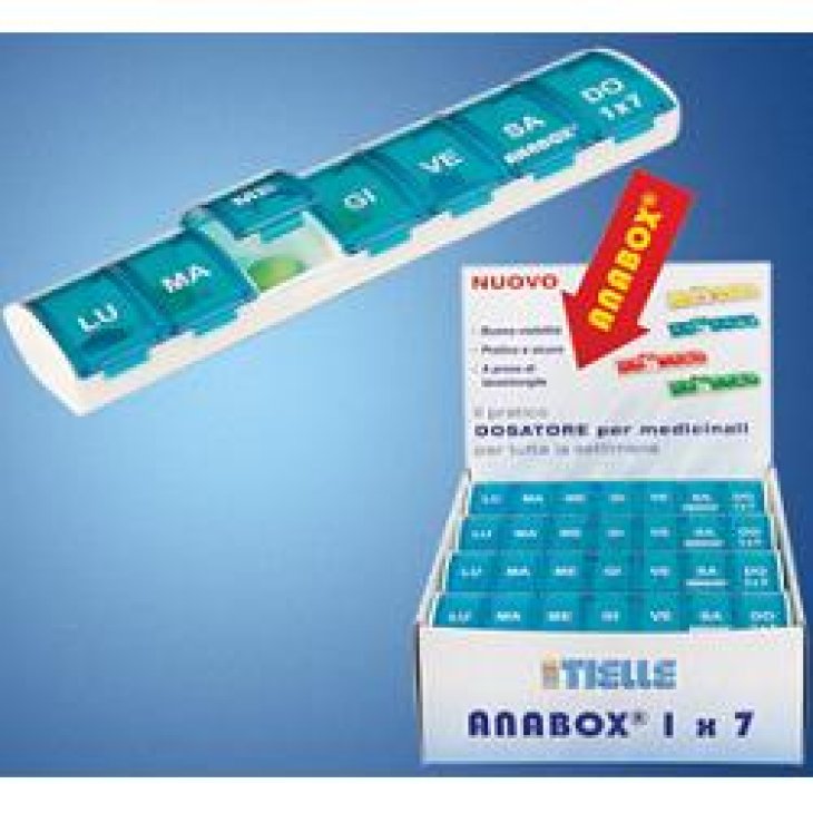 ANABOX DOSATORE 1X7 TURCHESE