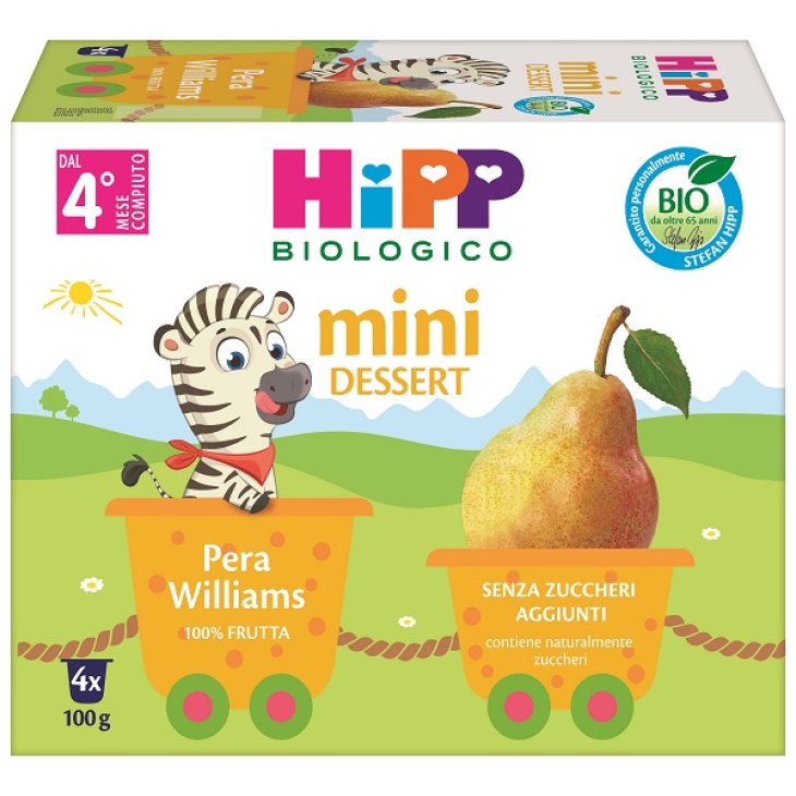 HIPP Bio Mer.Pera Will.4x100g