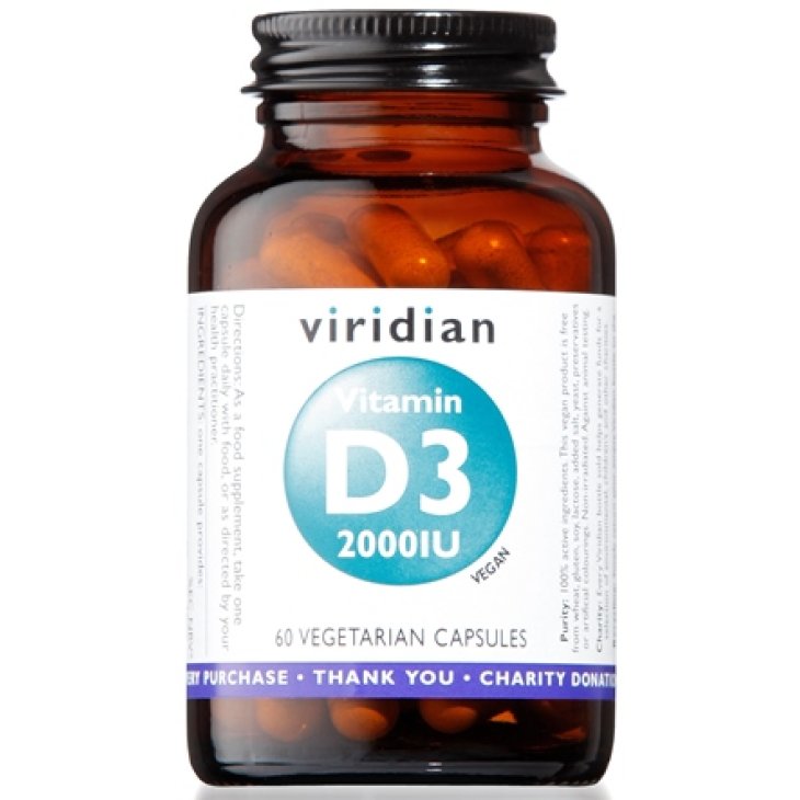 VIRIDIAN VIT D3 2000IU 60C VEG VIRIDIAN VIT D3 2000IU 60C VEG