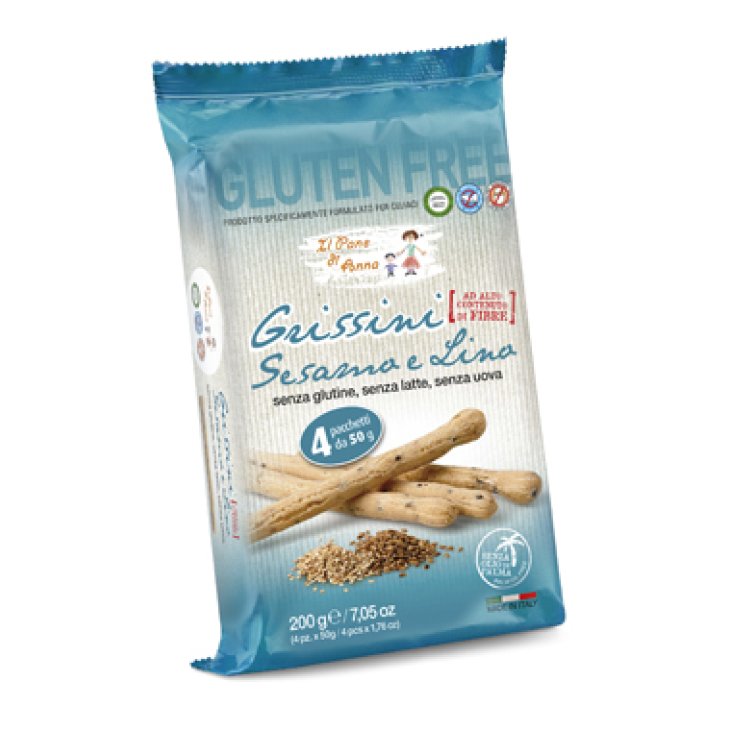 PANE ANNA GRISSINI SESAMO/LINO