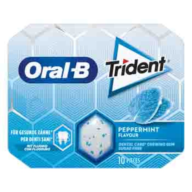 ORAL B TRIDENT PEPPERMINT 17G