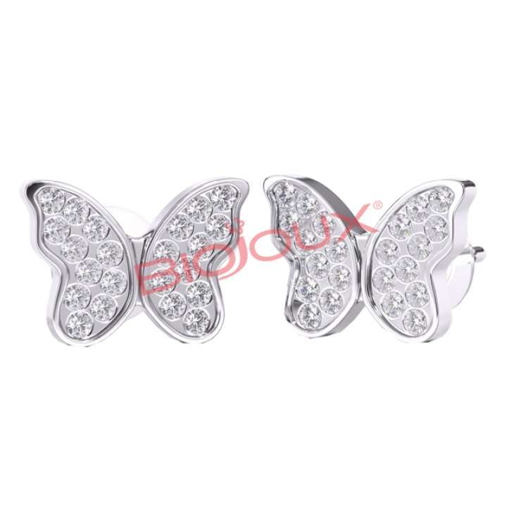 BJT979 ORECCHINI BUTTERFLY SS