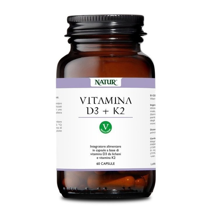 VITAMINA D3+K2 60CPS NATUR VITAMINA D3+K2 60CPS NATUR