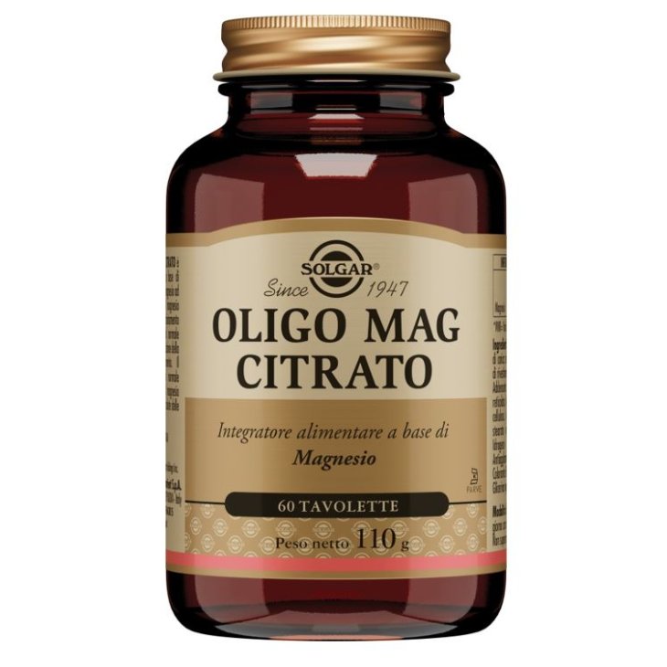 OLIGO MAG CITRATO 60TAV SOLGAR