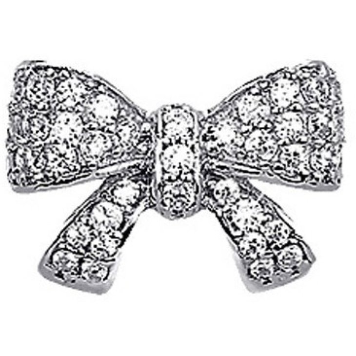 BJT208 ORECCHINI BOW TIE CR SS