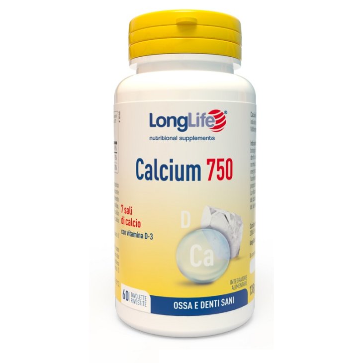 LONGLIFE CALCIUM 750MG 60TAV