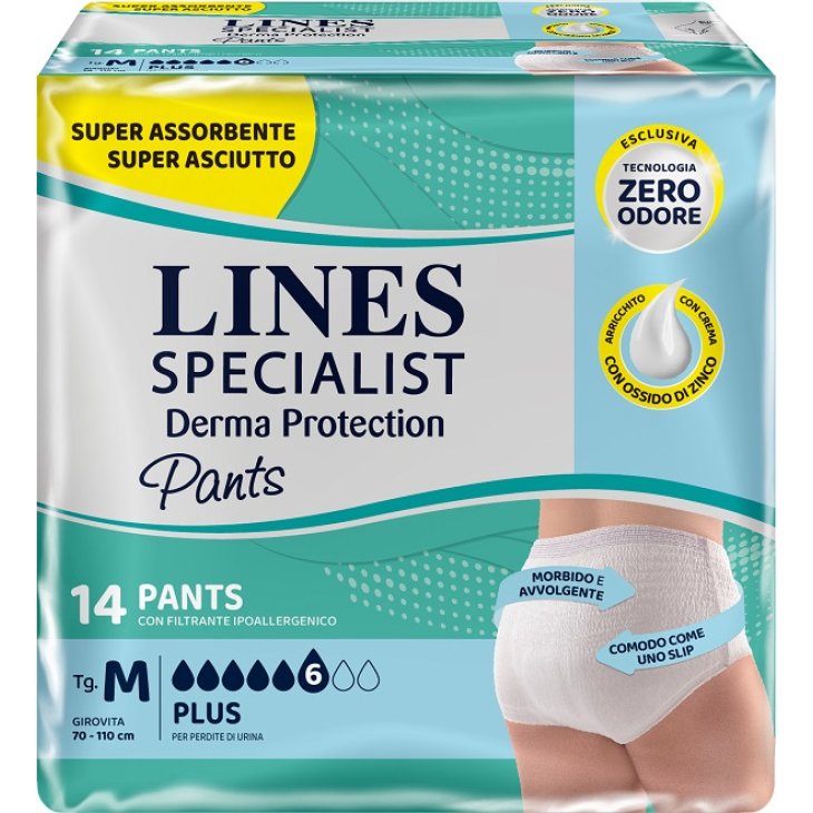 LINES SP.DERM Pants Pl.M 14pz