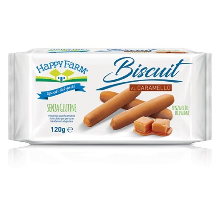 HAPPY FARM BISCUIT CARAMELLO 120G