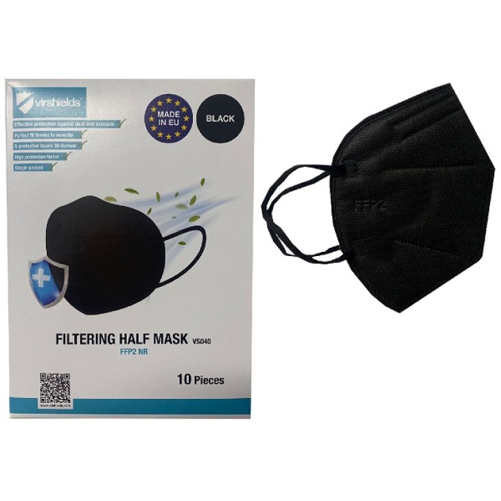 VIRSHIELDS HALF MASK FFP2 NERO
