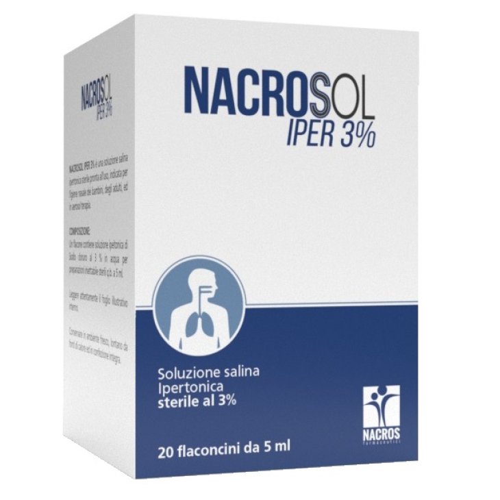 NACROSOL Iper 3% 20f.Fis.5ml