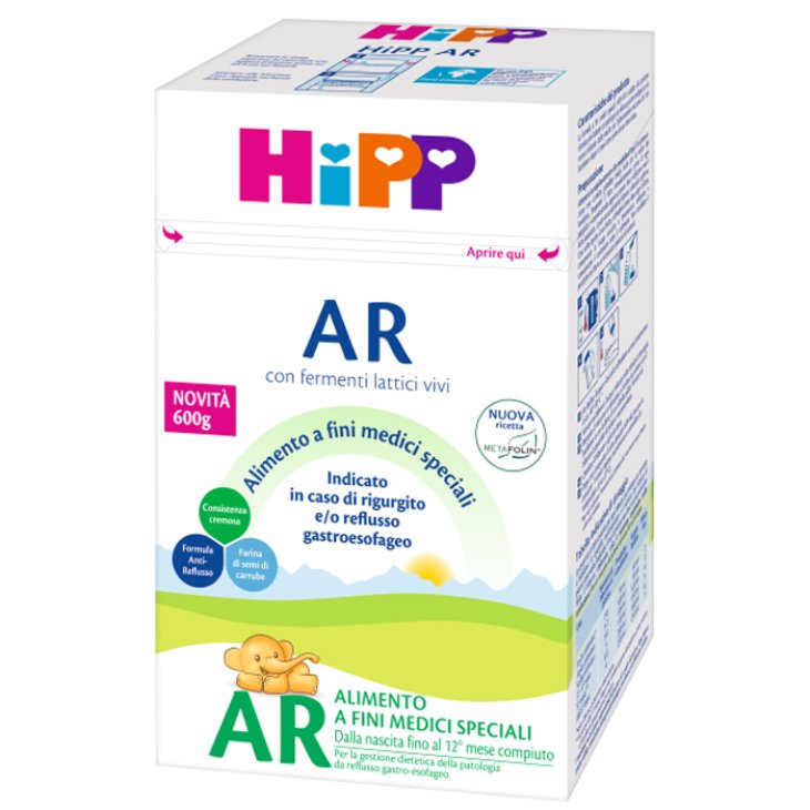 HIPP LATTE AR C/METAFOLINA 600G