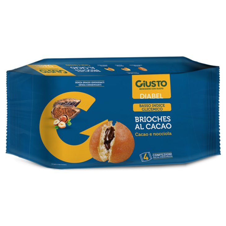 GIUSTO DIABEL BRIOCHE CACAO4PZ GIUSTO DIABEL BRIOCHE CACAO4PZ