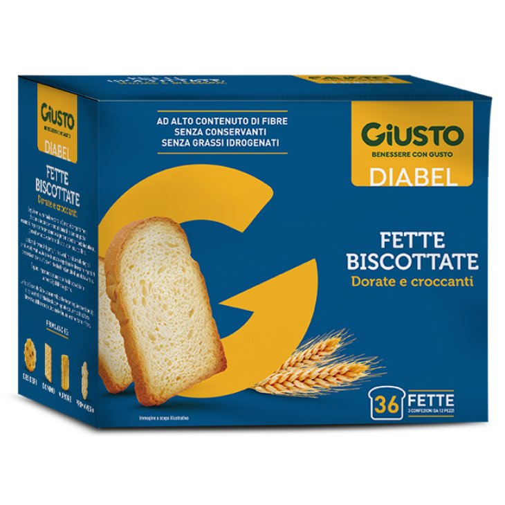 GIUSTO DIABEL FETTE BISC 300G GIUSTO DIABEL FETTE BISC 300G