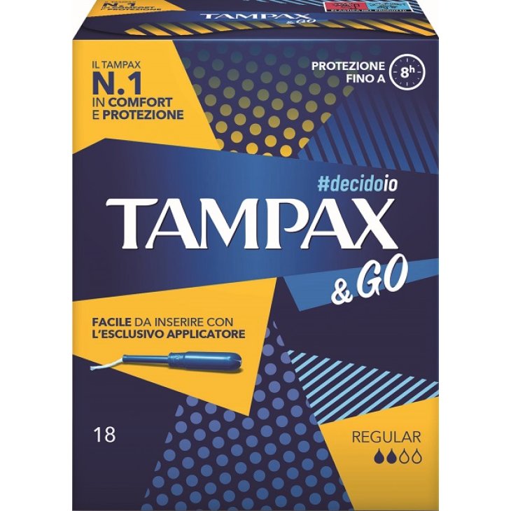 TAMPAX &GO REGULAR 18PZ