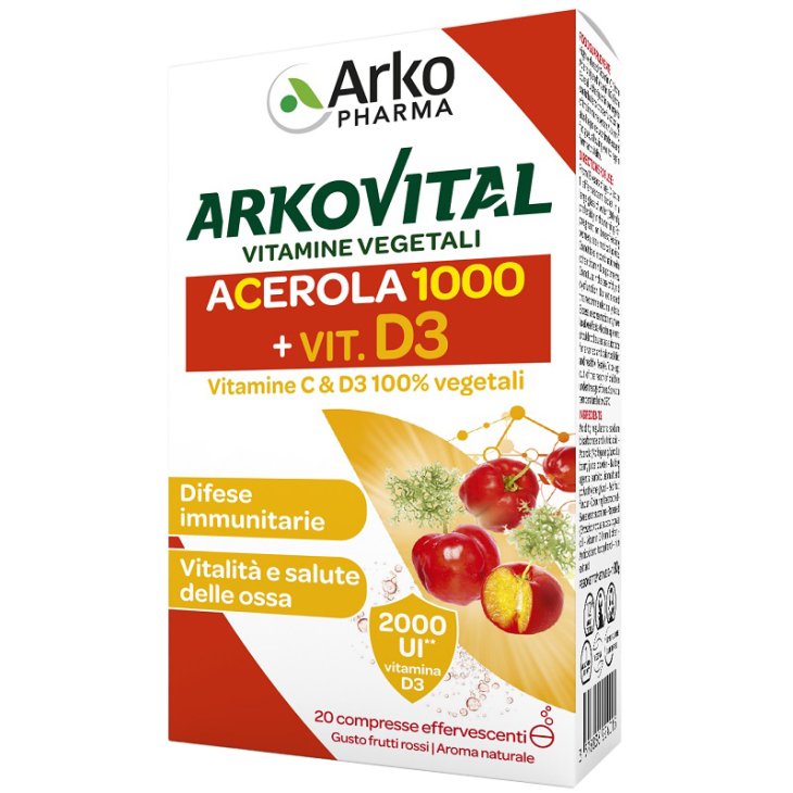 ARKOVITAL Vit.C+D3 20Cpr Eff.