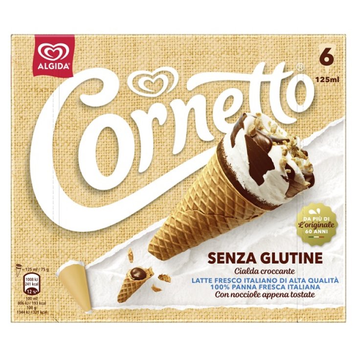 ALGIDA CORNETTO 125 S/G ST 6PZ