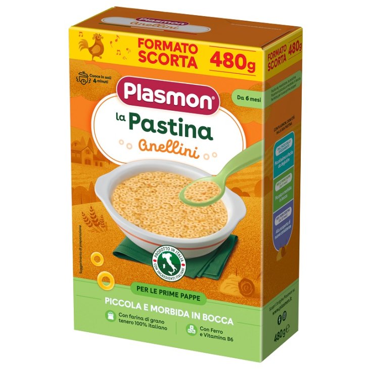 PLASMON Pasta Anellini 480g