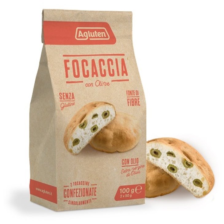AGLUTEN FOCACCIA OLIVE 2PZ 50G