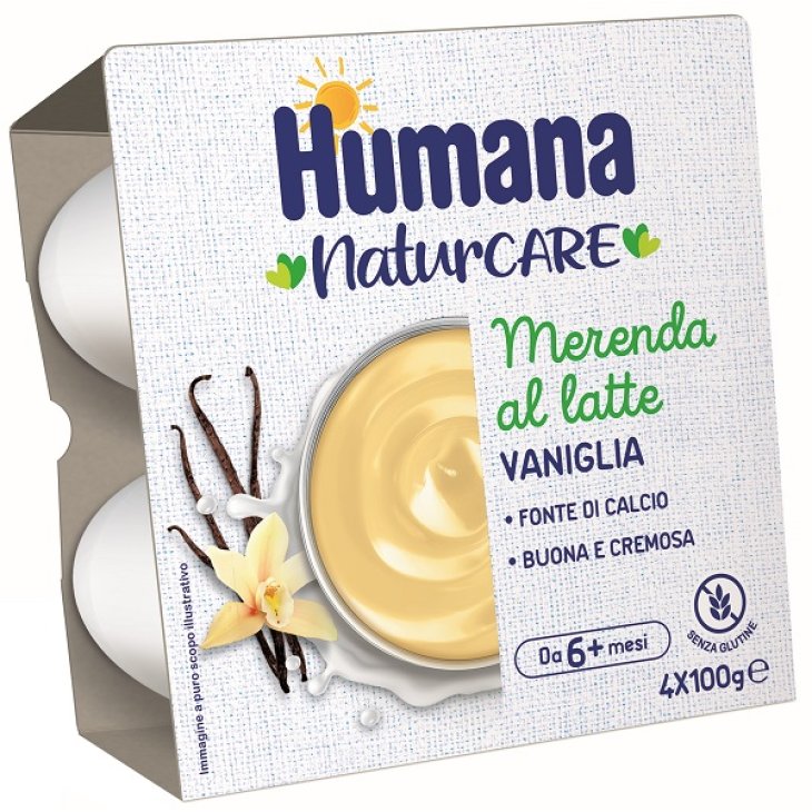 HUMANA Mer.Vaniglia 4x100g