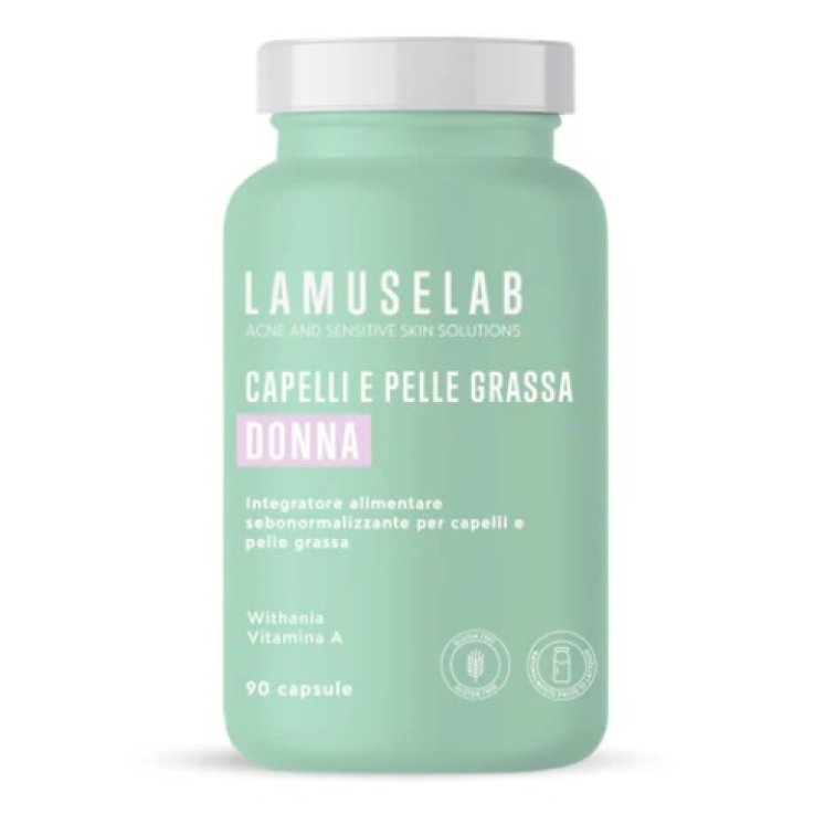 LAMUSELAB CAPELLI E PELLE GRASSA DONNA 90 CAPSULE