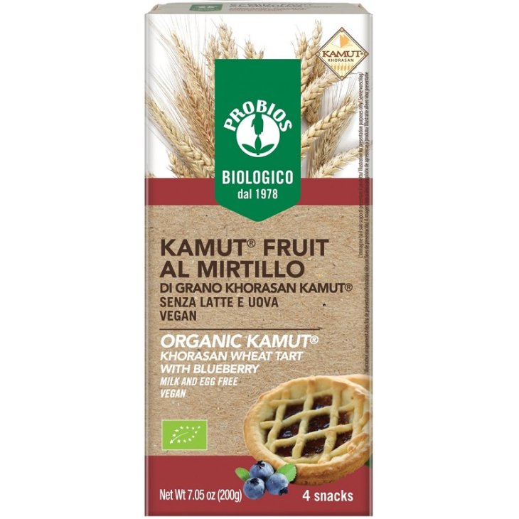 KAMUT FRUIT AL MIRTILLO 4X50G