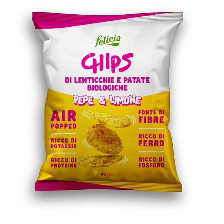 FELICIA CHIPS PEPE/LIMONE 40G