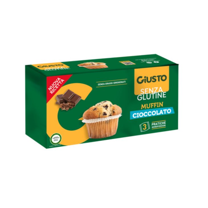 GIUSTO S/G MUFFIN GOCCE CIOC3P
