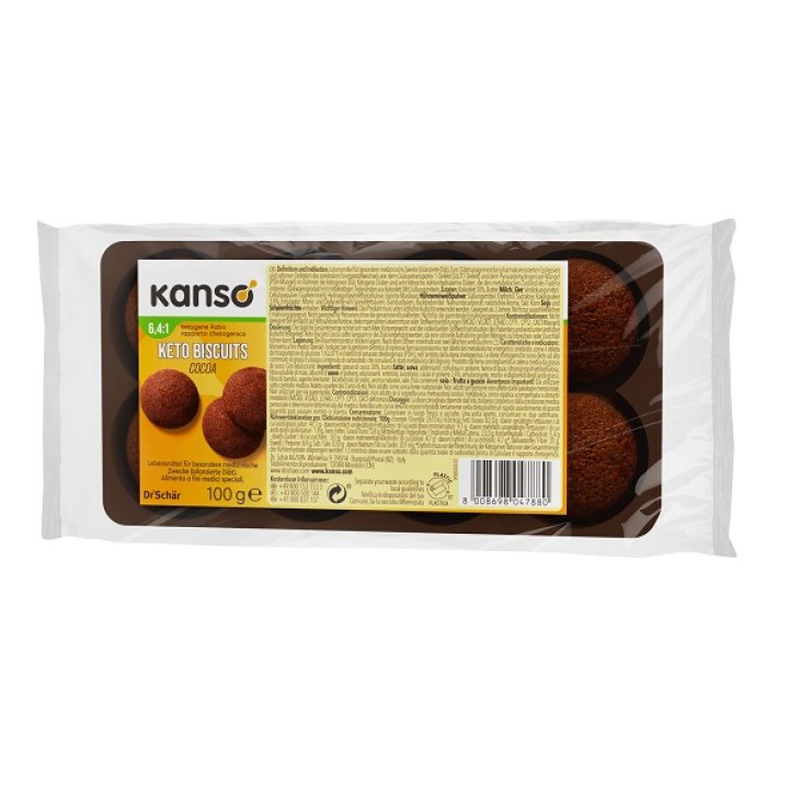 KANSO KETO BISCUITS COCOA 100G