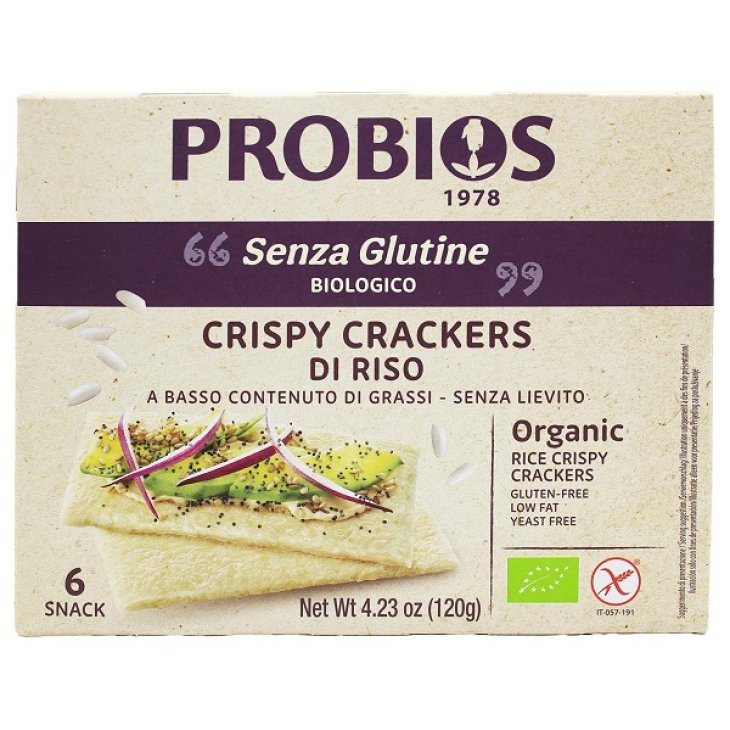 CRISPY CRACKERS RISO 6PZ 20G