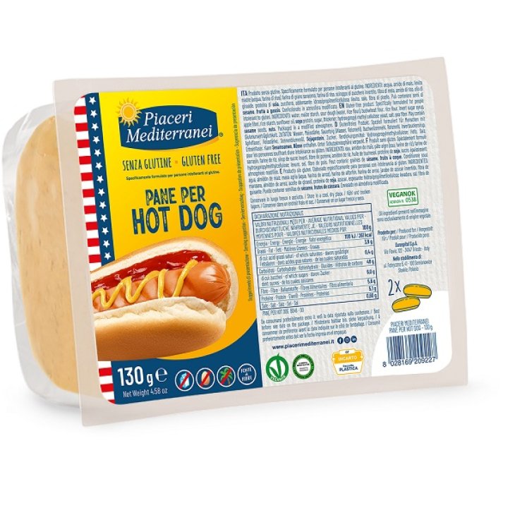 PIACERI MEDIT PANE HOT DOG130G