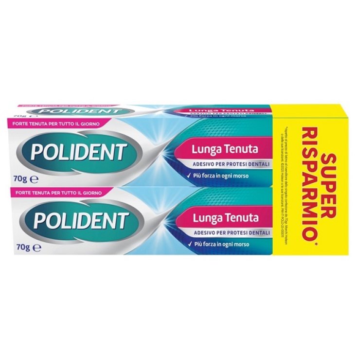 POLIDENT LUNGA TENUTA 2X70G