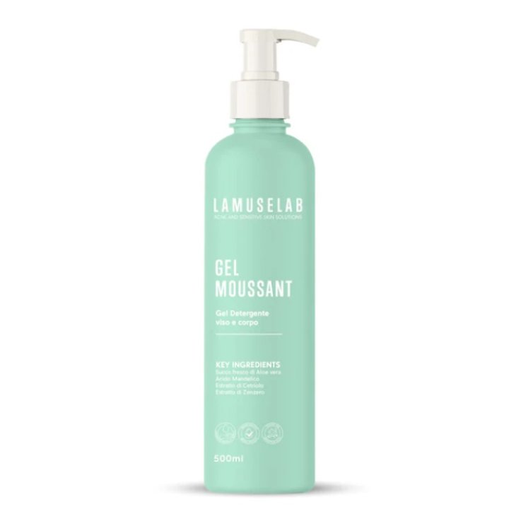 LaMuseLab Gel Moussant Detergente Viso e Corpo 500 ml