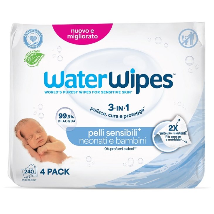WATERWIPES Bio Salv.4x60pz