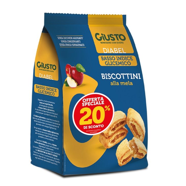 GIUSTO DIABEL BISC MELA TP20