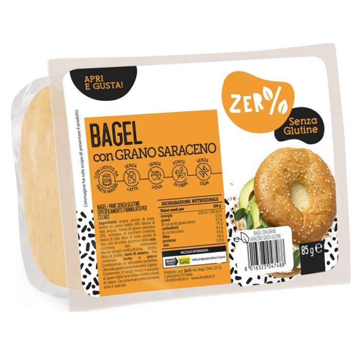 ZER% BAGEL GRANO SARACENO 85G