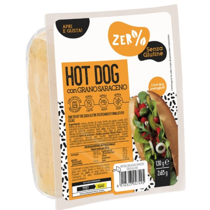 ZER% HOT DOG GRANO SARACENO 2P