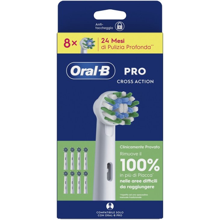 ORALB CROSSACTION REFILL 8PZ