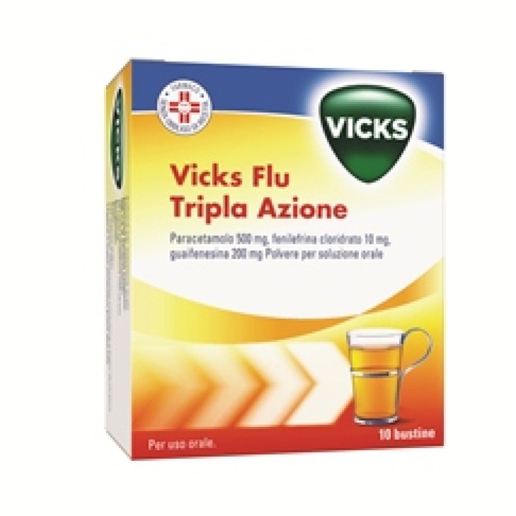 VICKS FLU TRIPLA A OS 10BUST