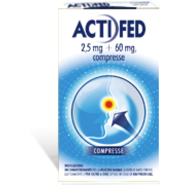 ACTIFED 12CPR 2,5MG+60MG