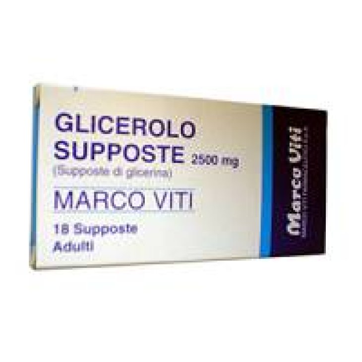 GLICEROLO MV AD 18SUPP 2250MG