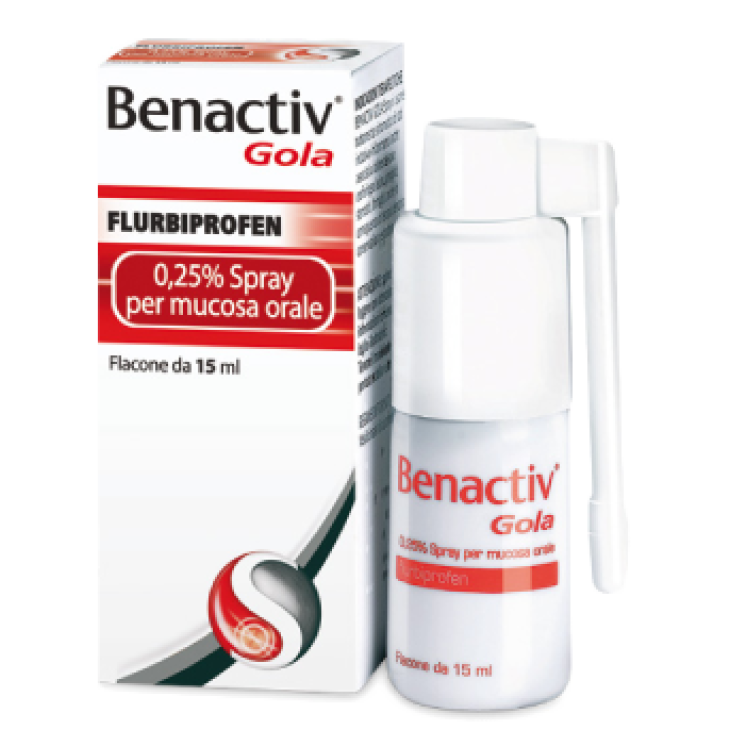 BENACTIV GOLA SPRAY 15ML 0,25%
