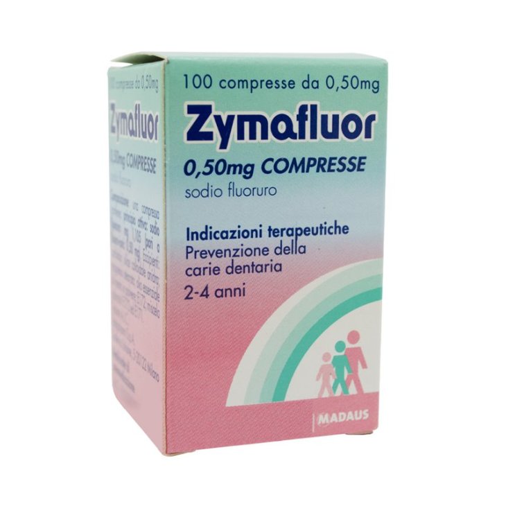 ZYMAFLUOR*100 CPR 0,50 MG
