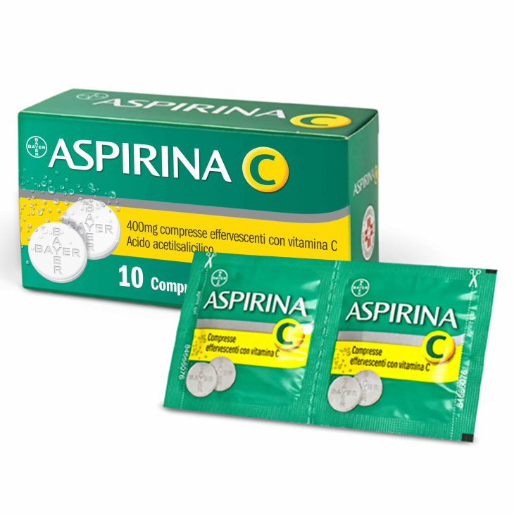 ASPIRINA C 10CPR EFF 400+240MG