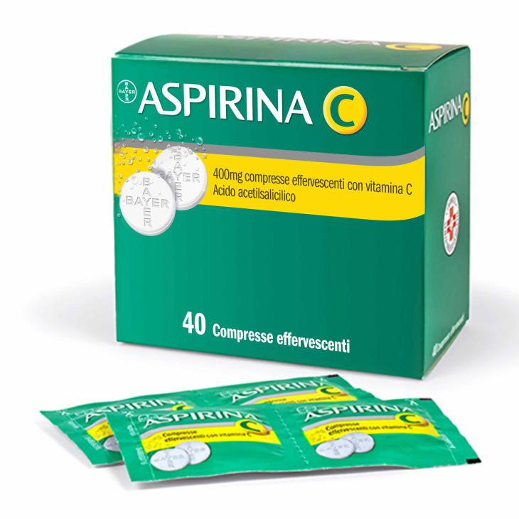 ASPIRINA C 40CPR EFF 400+240MG