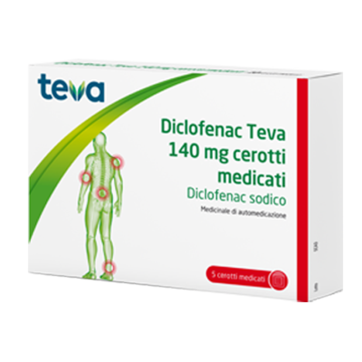DICLOFENAC TEV*5CER MED 140MG