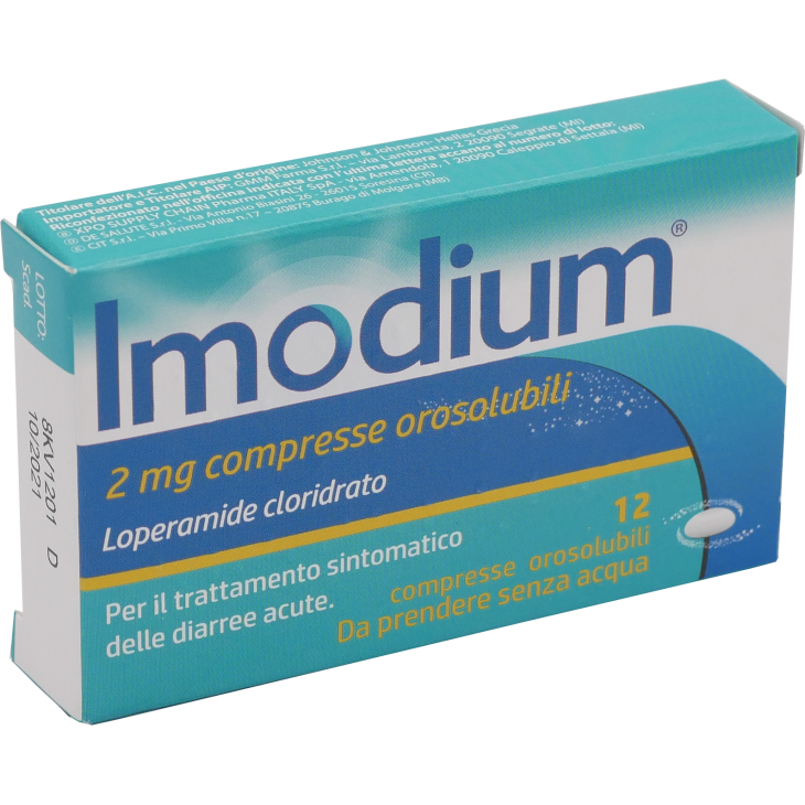 IMODIUM 12CPR OROSOL 2MG