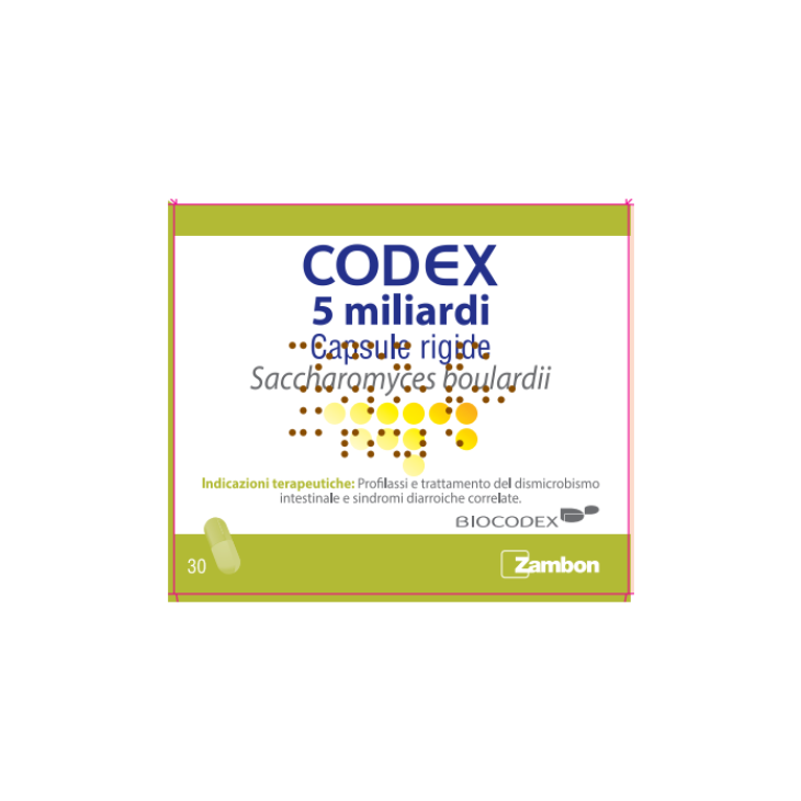 CODEX 30CPS 5MLD 250MG